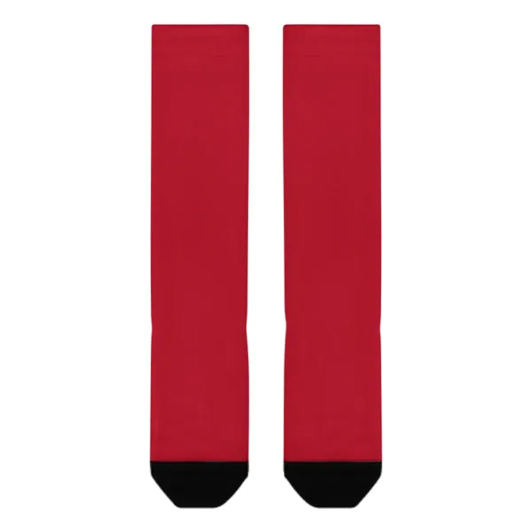 Custom Red Red Knee-High Sock sold by Tailorly product image thumbnail 2