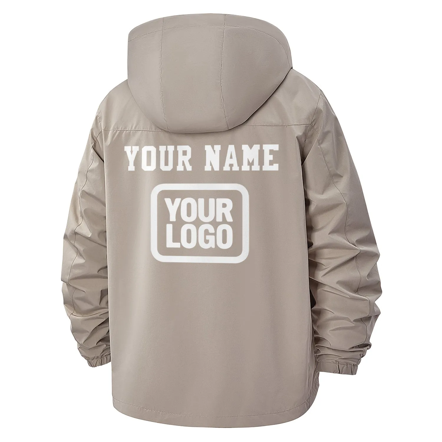 Custom Water-Resistant Windbreaker — Add Name/Logo sold by Tailorly product image thumbnail 3