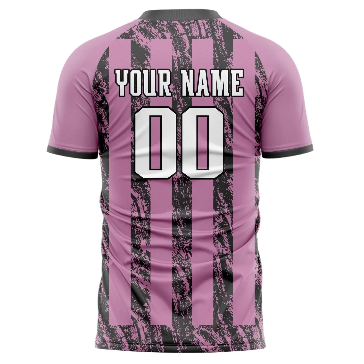 Custom Purple Gray Pattern Soccer Jersey sold by Tailorly product image thumbnail 3