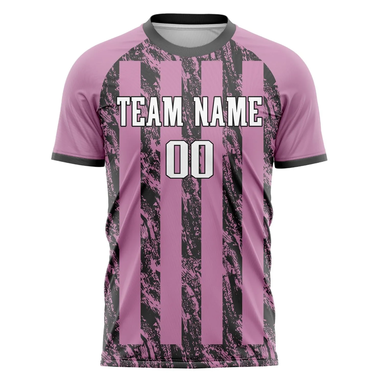 Custom Purple Gray Pattern Soccer Jersey sold by Tailorly product image thumbnail 2