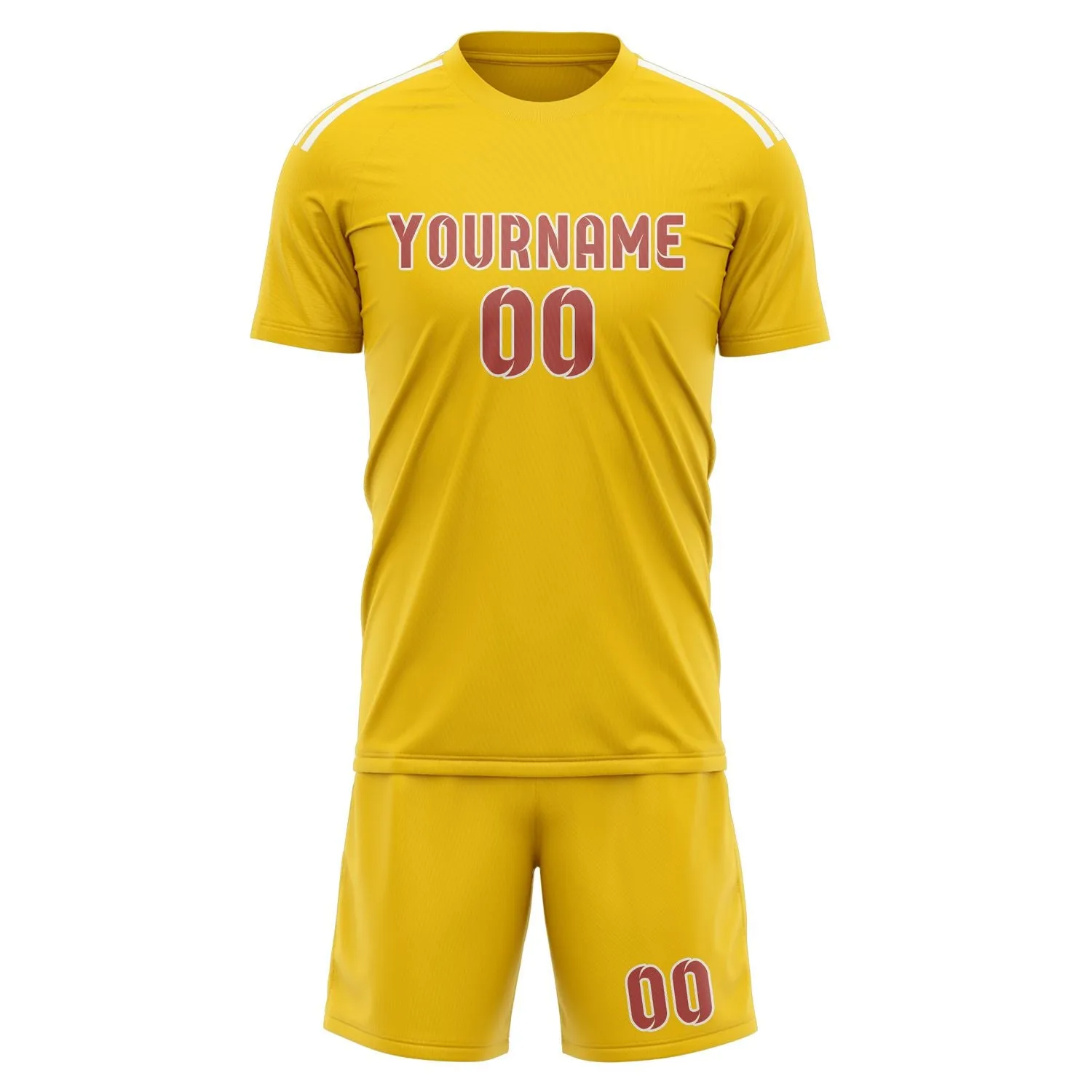 Custom Gold Copper Rose Soccer Set sold by Tailorly product image thumbnail 2