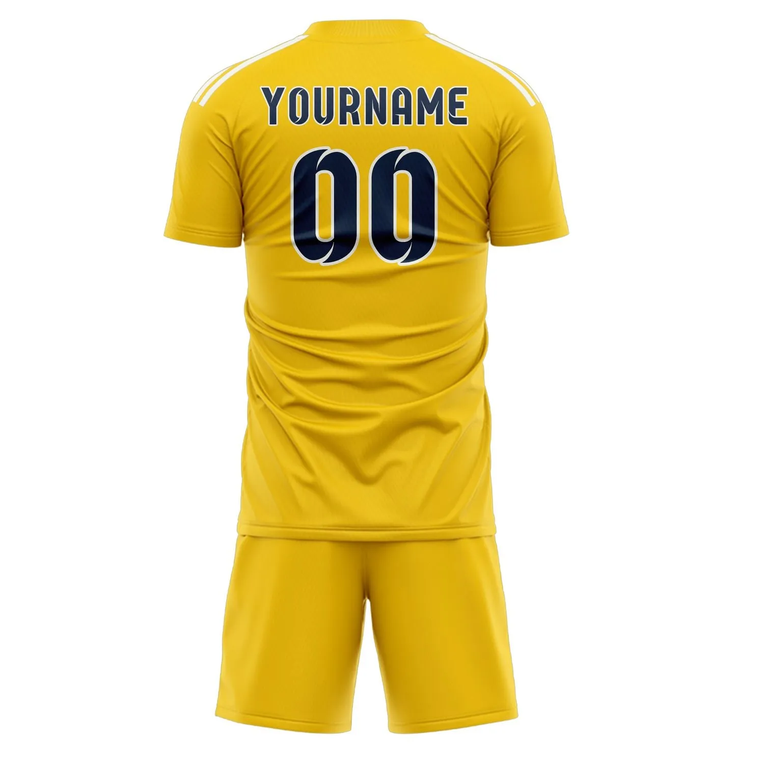 Custom Gold Blue Soccer Set sold by Tailorly product image thumbnail 3