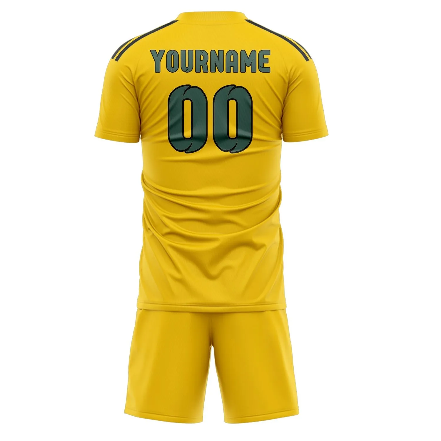 Custom Gold Blue Green Soccer Set sold by Tailorly product image thumbnail 3