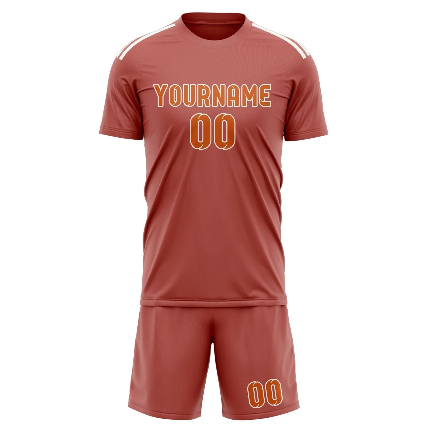 Custom Copper Rose Orange Soccer Set sold by Tailorly product image thumbnail 2