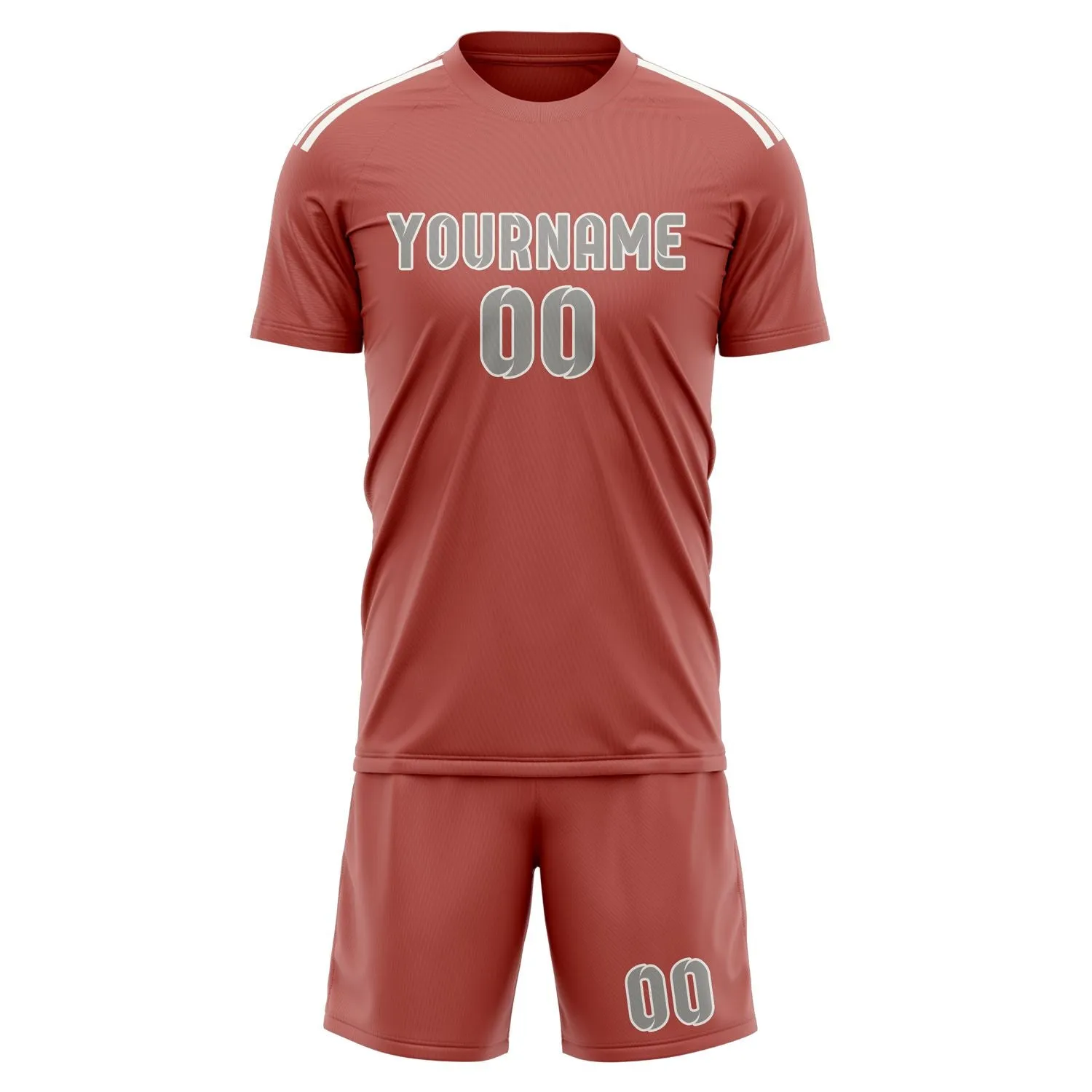 Custom Copper Rose Gray Soccer Set sold by Tailorly product image thumbnail 2