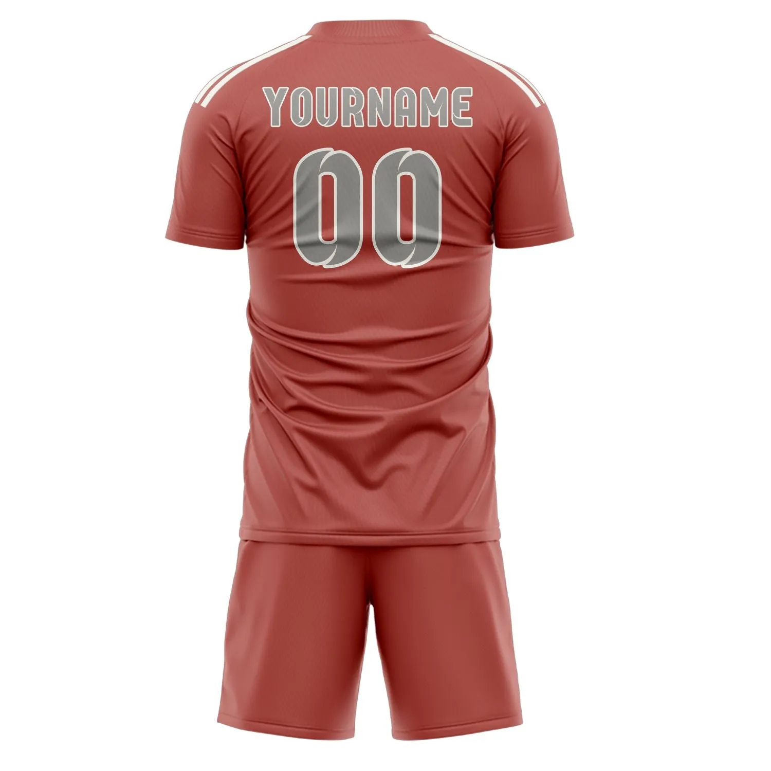 Custom Copper Rose Gray Soccer Set sold by Tailorly product image thumbnail 3