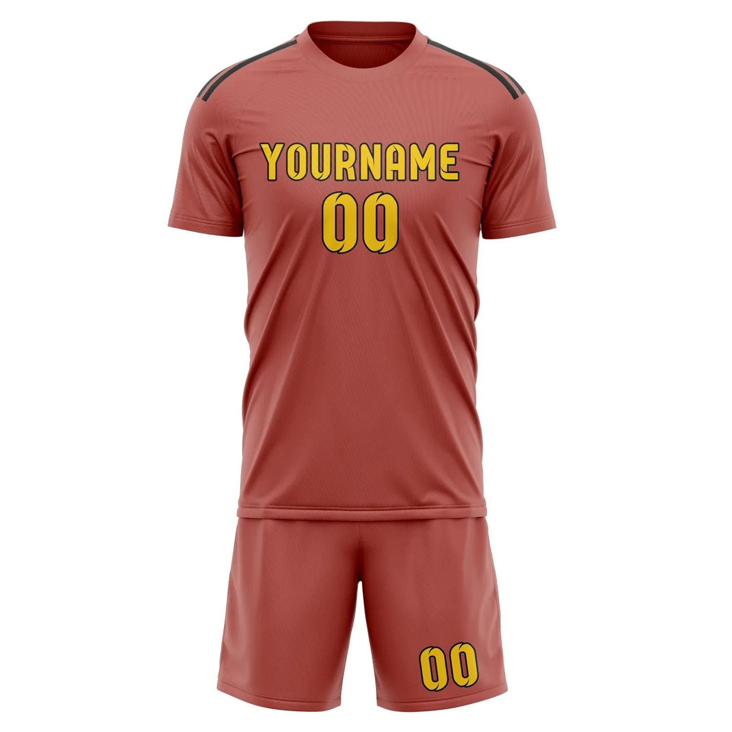 Custom Copper Rose Gold Soccer Set sold by Tailorly product image thumbnail 2