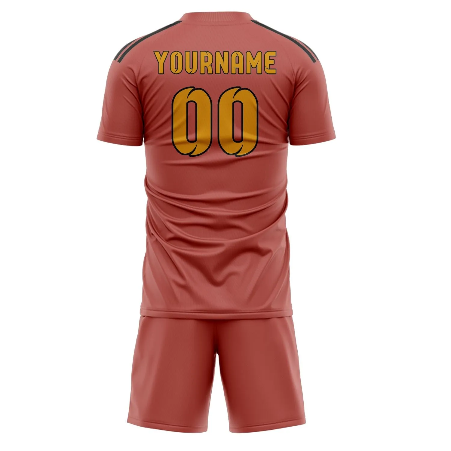 Custom Copper Rose Yellow Soccer Set sold by Tailorly product image thumbnail 3