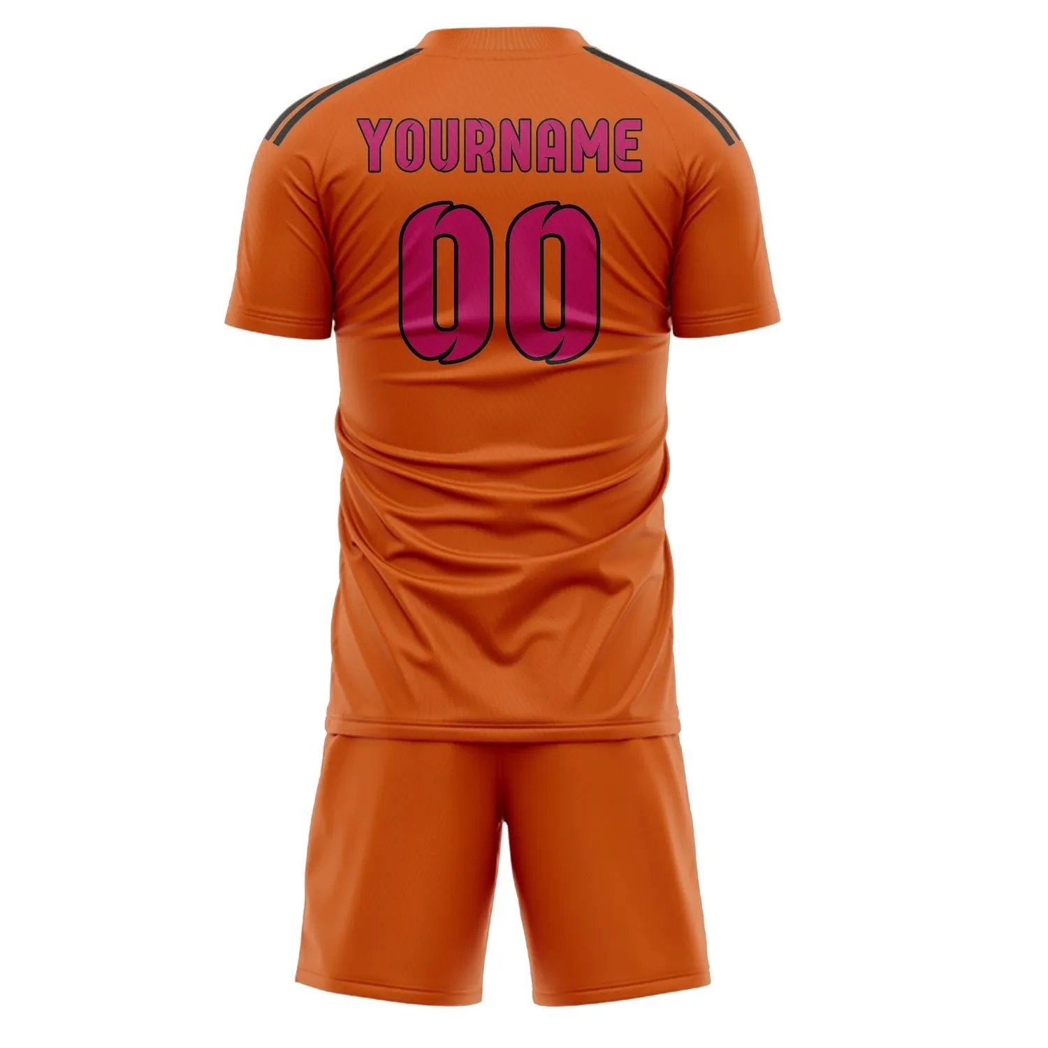 Custom Orange Pink Soccer Set sold by Tailorly product image thumbnail 3