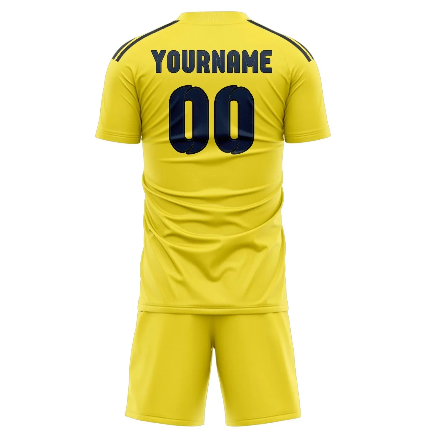 Custom Light Yellow Blue Soccer Set sold by Tailorly product image thumbnail 3