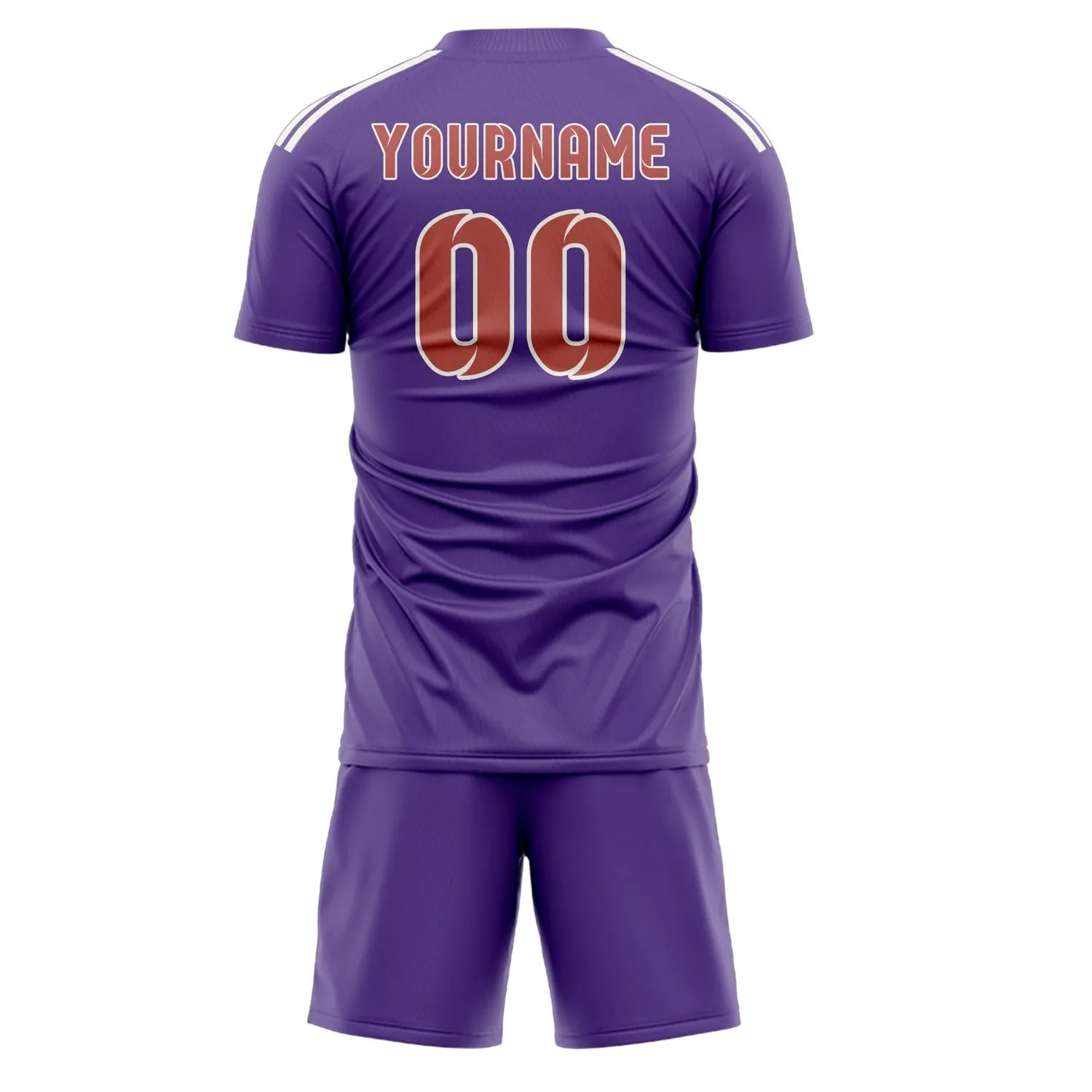 Custom Light Purple Copper Rose Soccer Set sold by Tailorly product image thumbnail 3