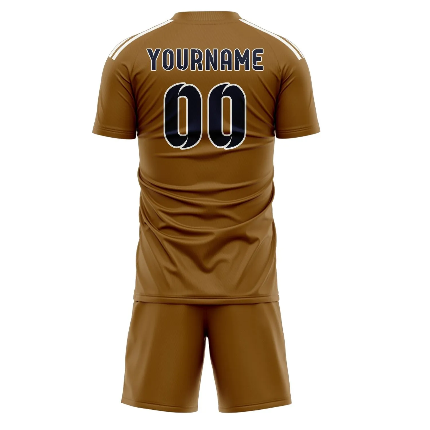 Custom Khaki Navy Soccer Set sold by Tailorly product image thumbnail 3