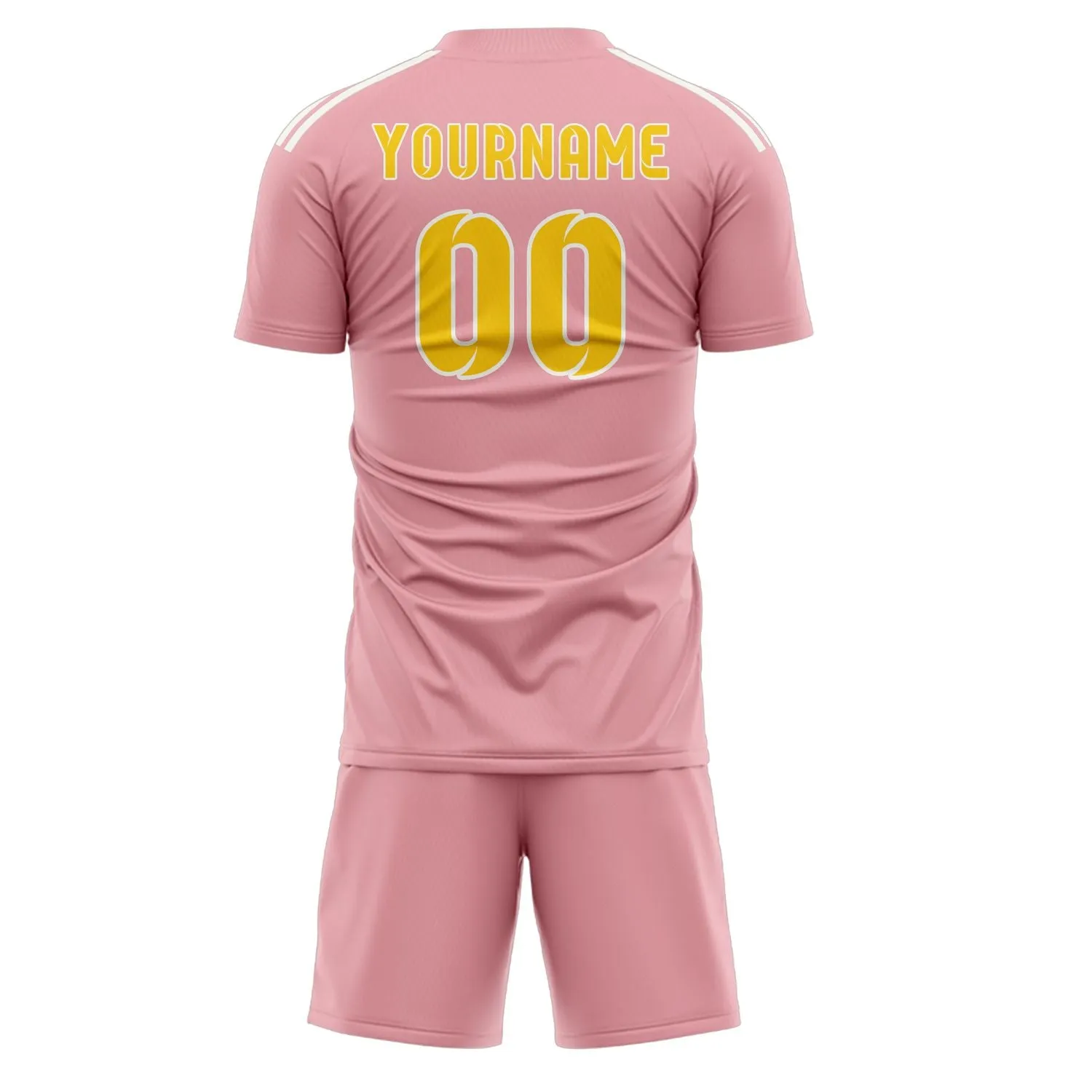 Custom Light Pink Gold Soccer Set sold by Tailorly product image thumbnail 3