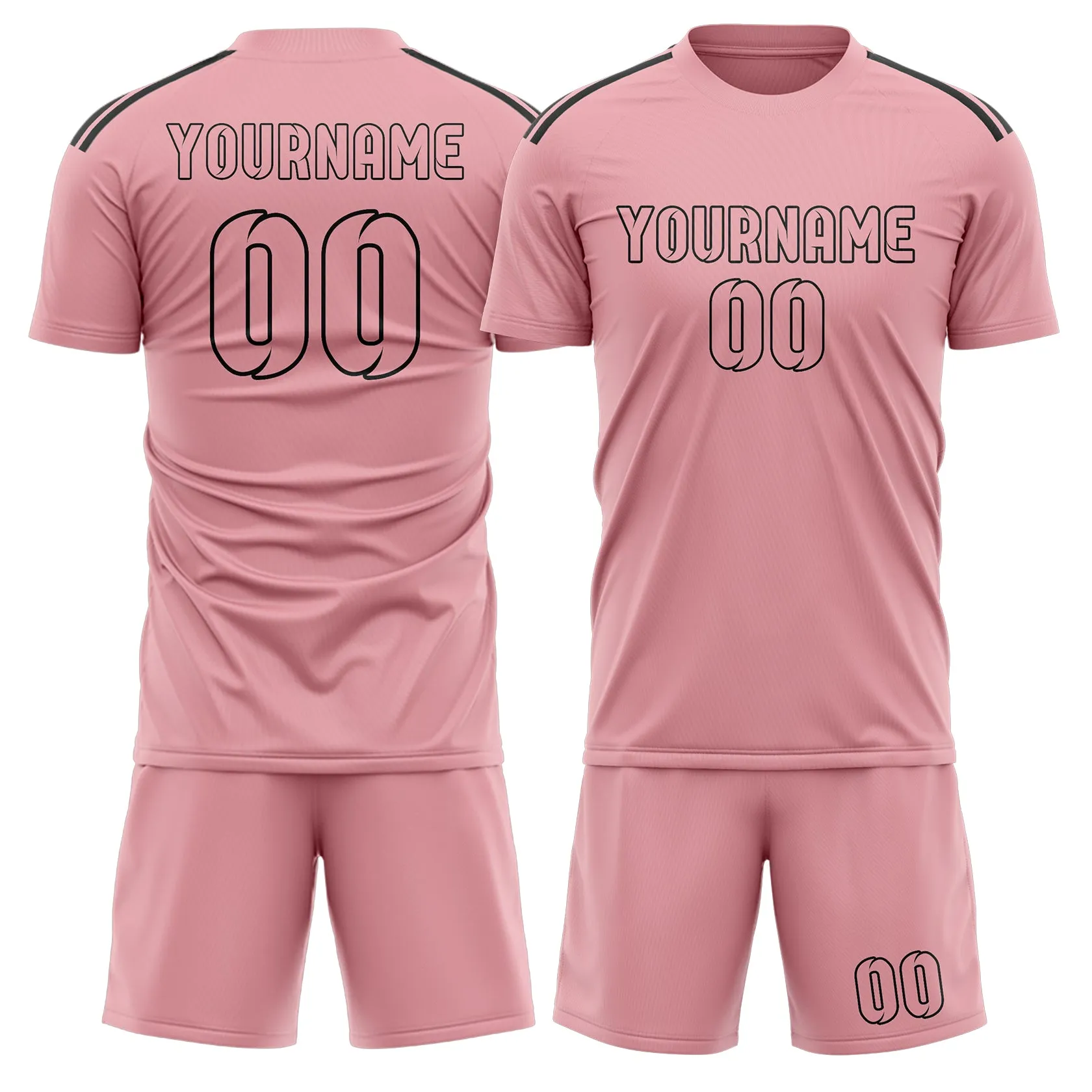 Custom Light Pink Light Pink Soccer Set sold by Tailorly