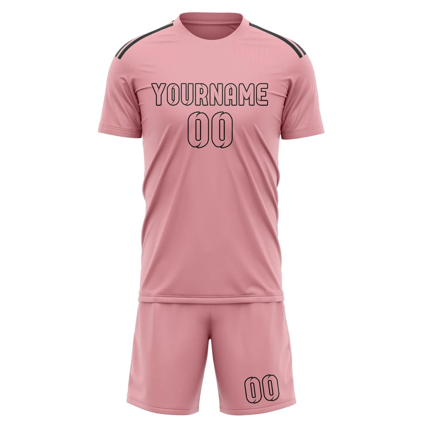 Custom Light Pink Light Pink Soccer Set sold by Tailorly product image thumbnail 2