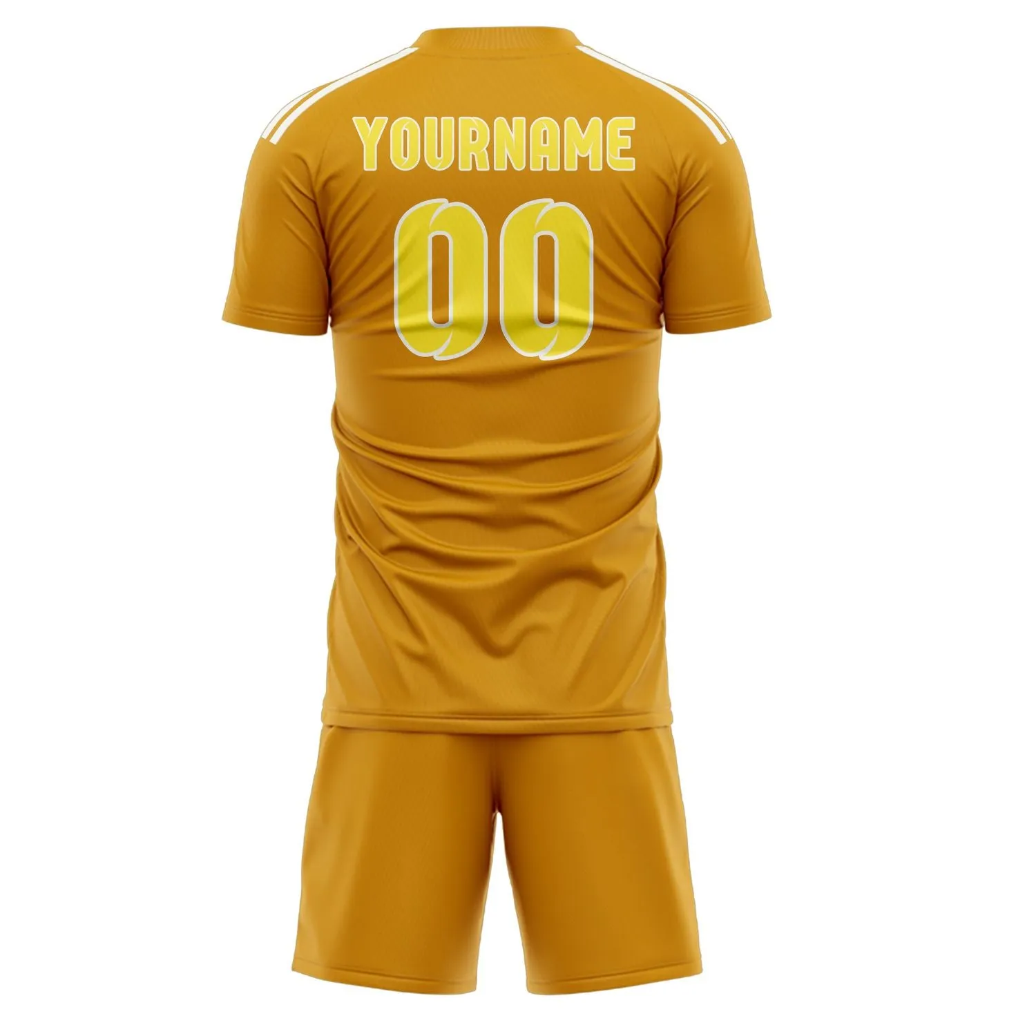 Custom Yellow Light Yellow Soccer Set sold by Tailorly product image thumbnail 3