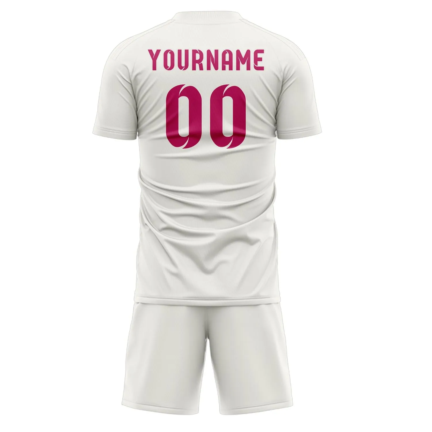 Custom White Pink Soccer Set sold by Tailorly product image thumbnail 3