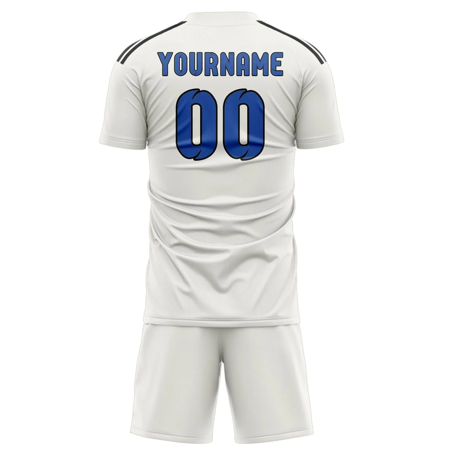 Custom White Sky Blue Soccer Set sold by Tailorly product image thumbnail 3
