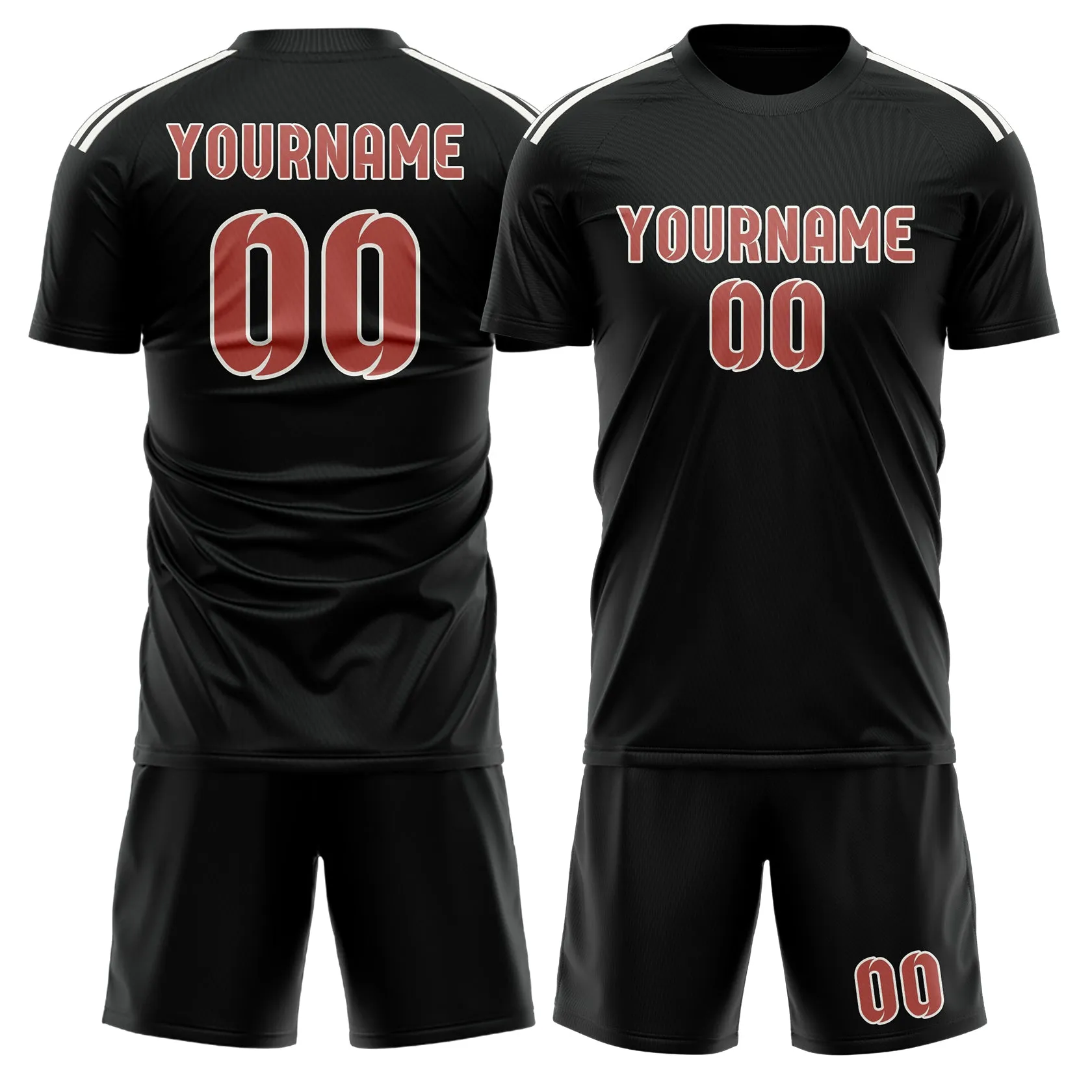 Custom Black Copper Rose Soccer Set sold by Tailorly