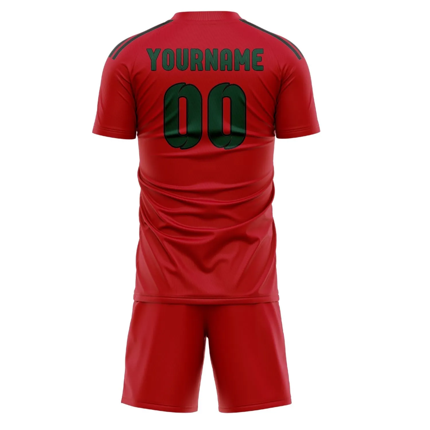 Custom Red Green Soccer Set sold by Tailorly product image thumbnail 3