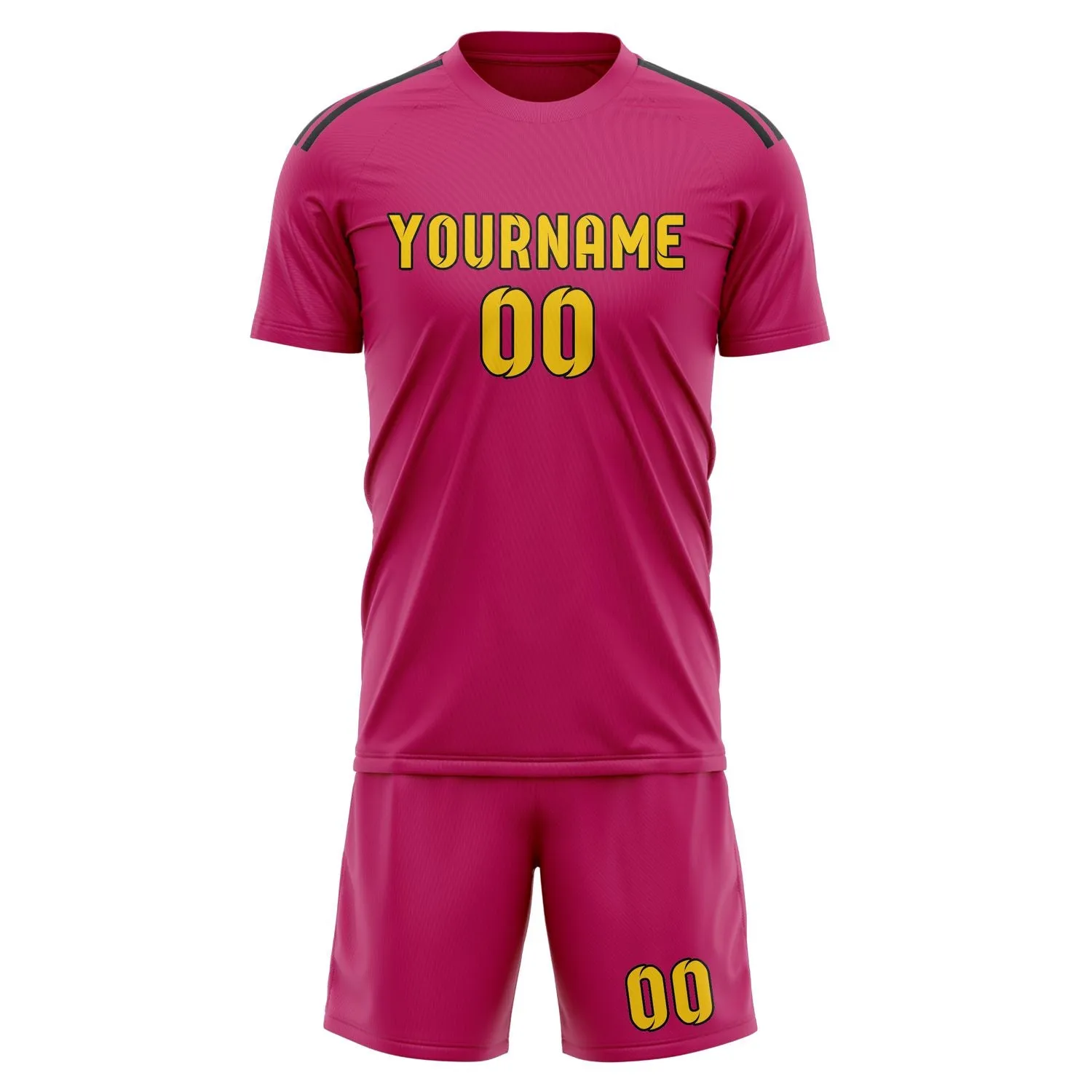 Custom Pink Gold Soccer Set sold by Tailorly product image thumbnail 2