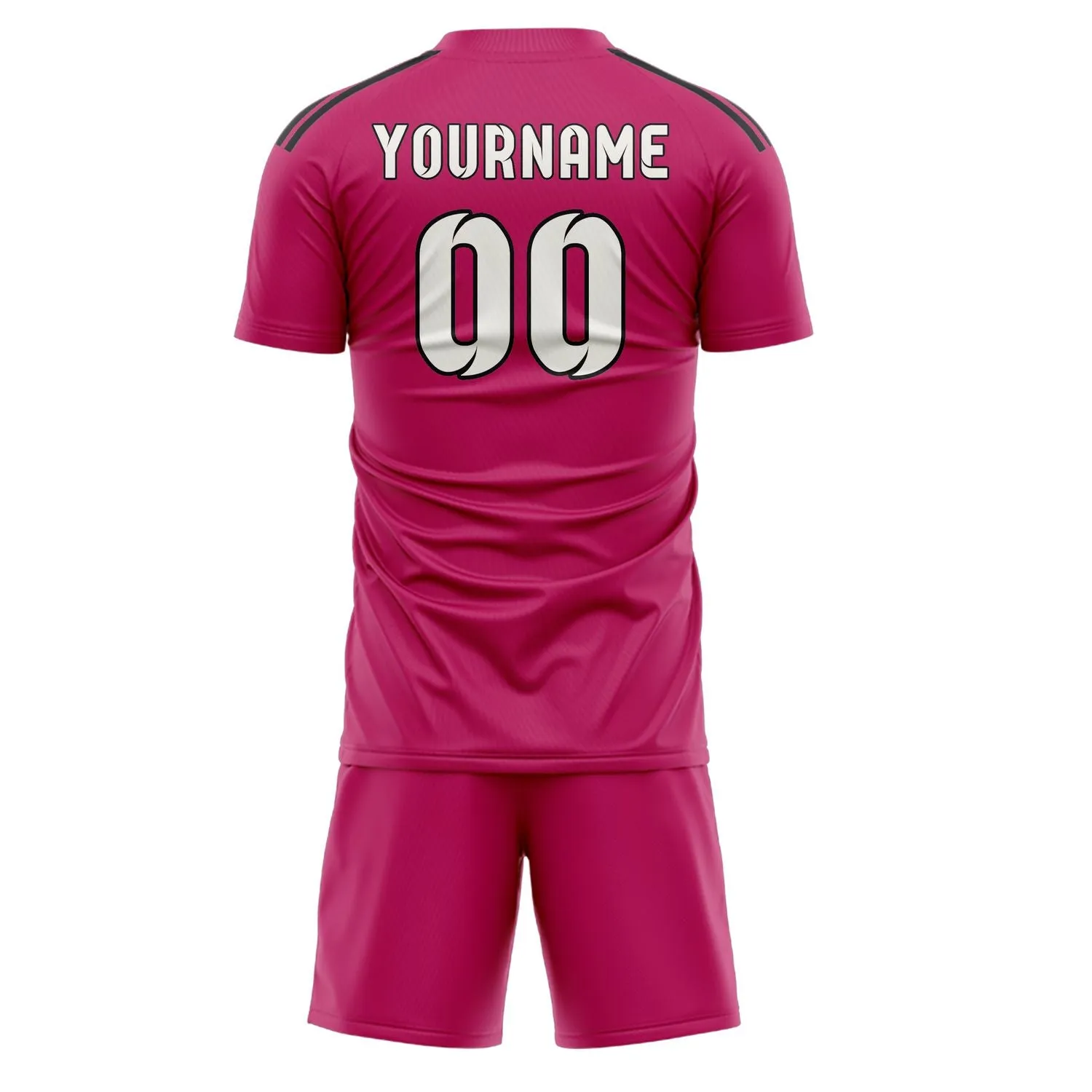 Custom Pink White Soccer Set sold by Tailorly product image thumbnail 3