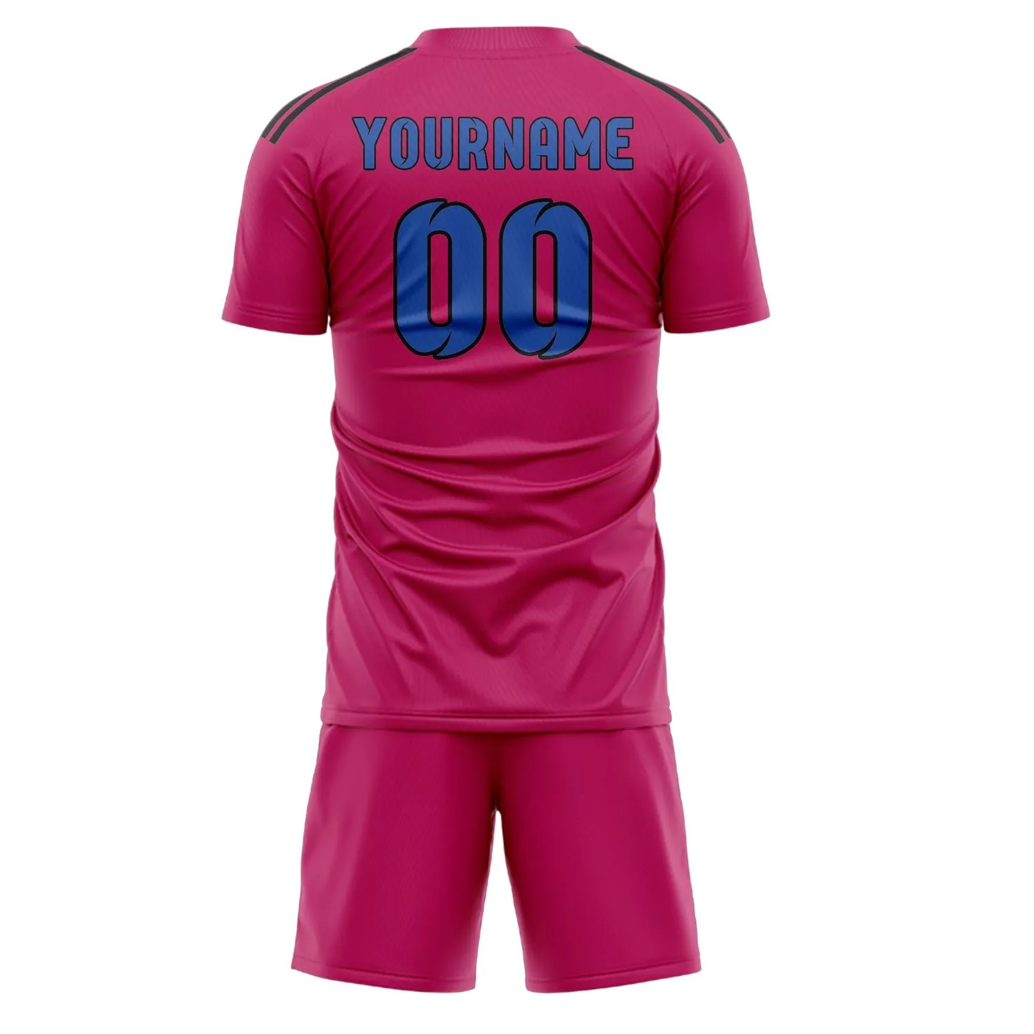Custom Pink Sky Blue Soccer Set sold by Tailorly product image thumbnail 3