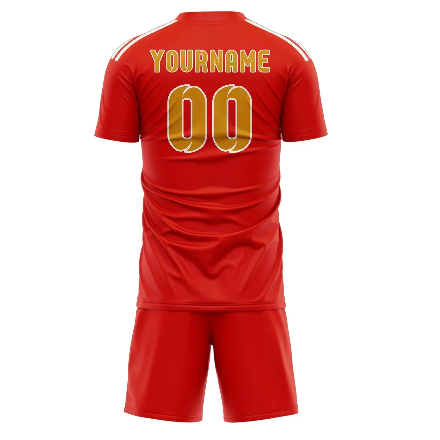 Custom Orange Red Yellow Soccer Set sold by Tailorly product image thumbnail 3