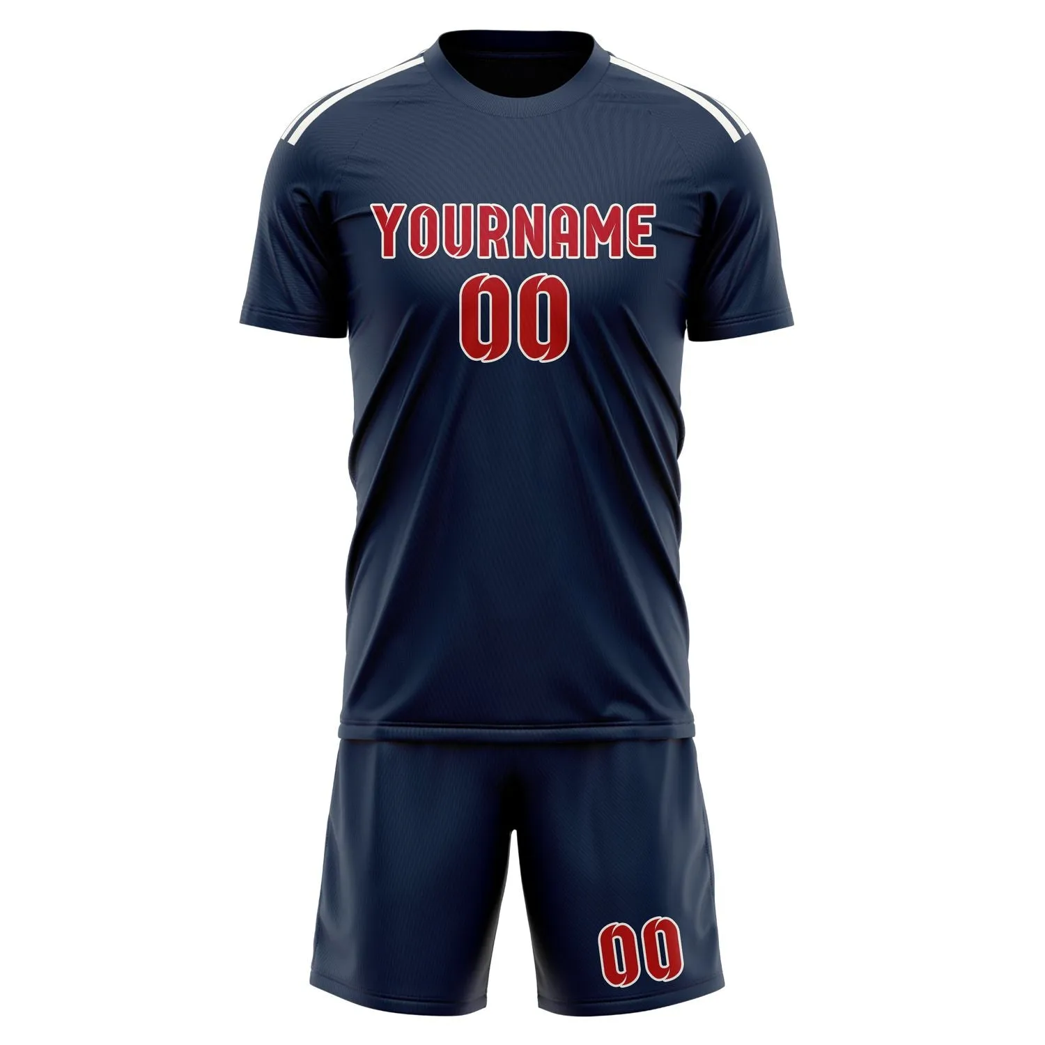 Custom Blue Red Soccer Set sold by Tailorly product image thumbnail 2