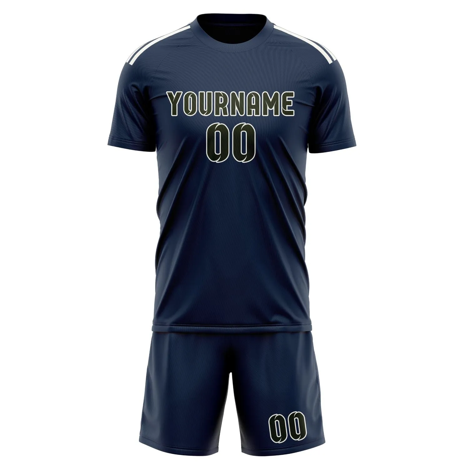 Custom Blue Olive Soccer Set sold by Tailorly product image thumbnail 2