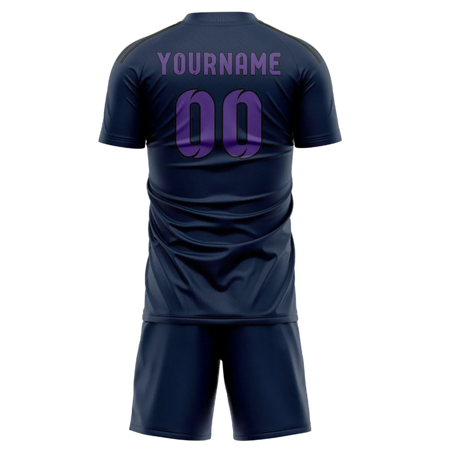Custom Blue Light Purple Soccer Set sold by Tailorly product image thumbnail 3