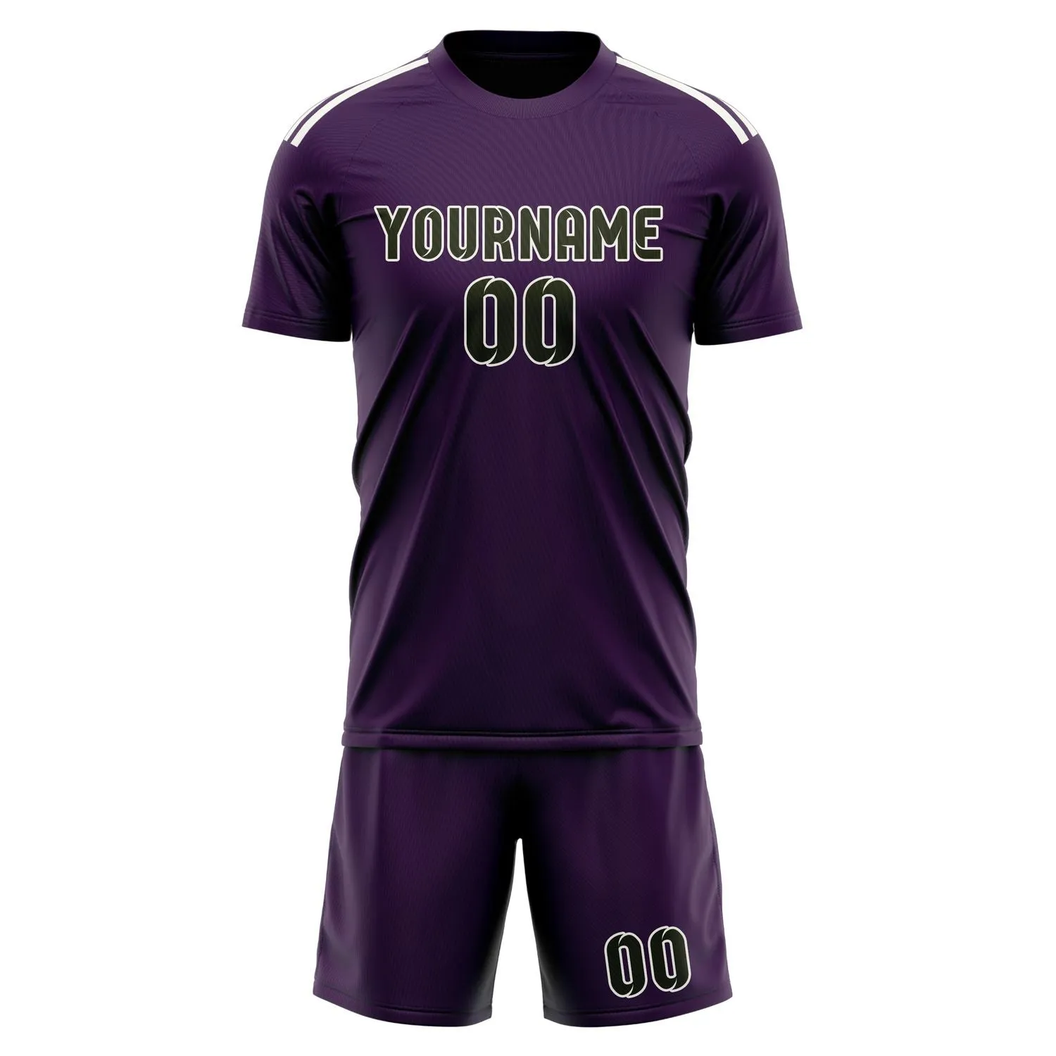 Custom Purple Olive Soccer Set sold by Tailorly product image thumbnail 2