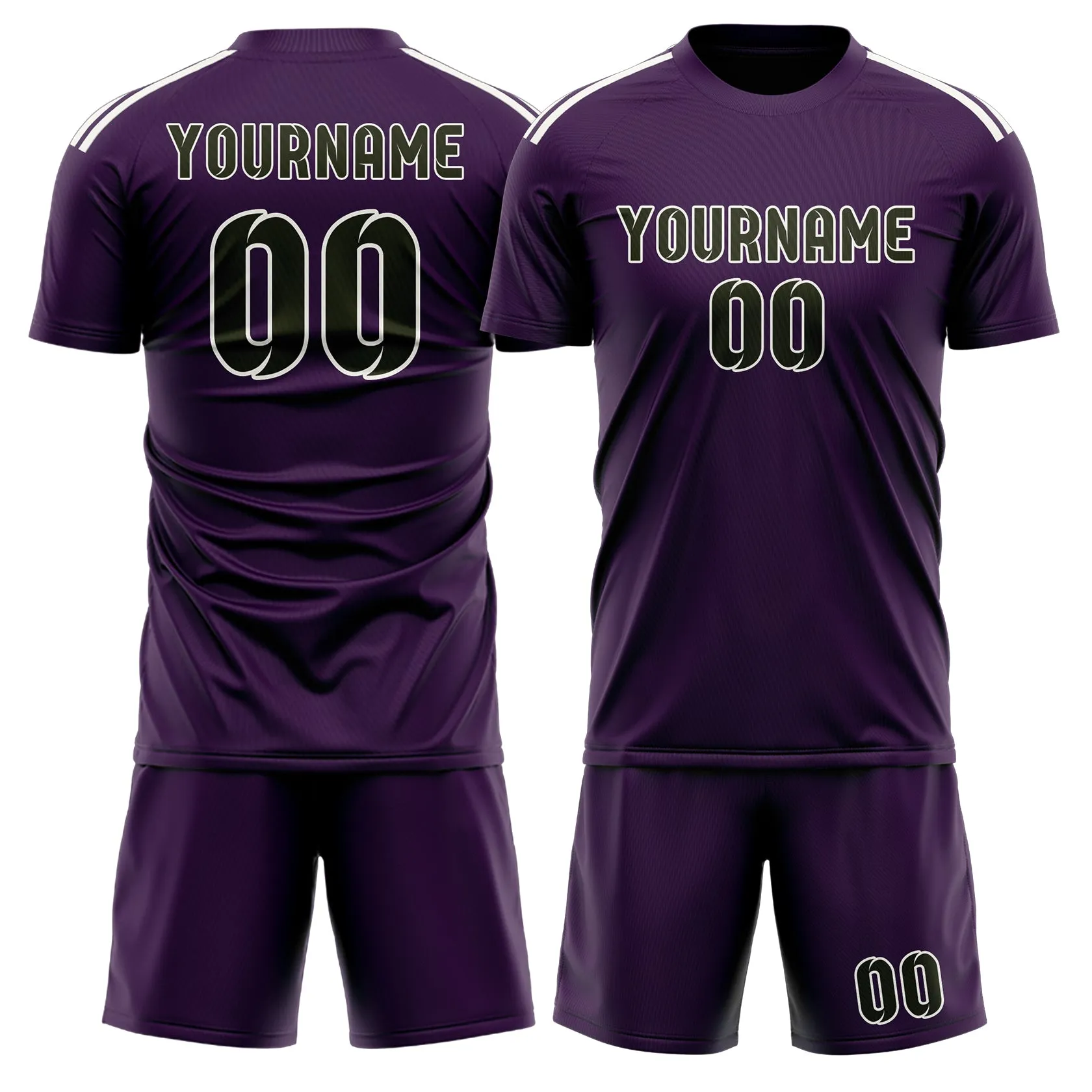 Custom Purple Olive Soccer Set sold by Tailorly
