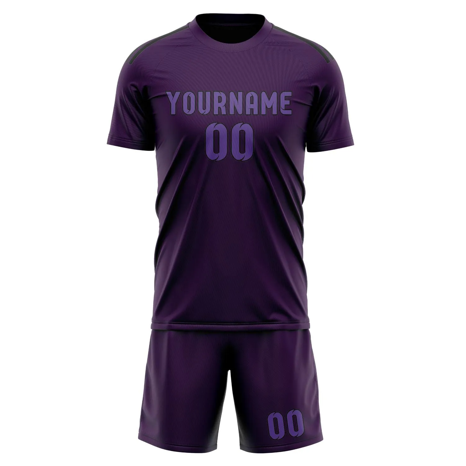 Custom Purple Light Purple Soccer Set sold by Tailorly product image thumbnail 2