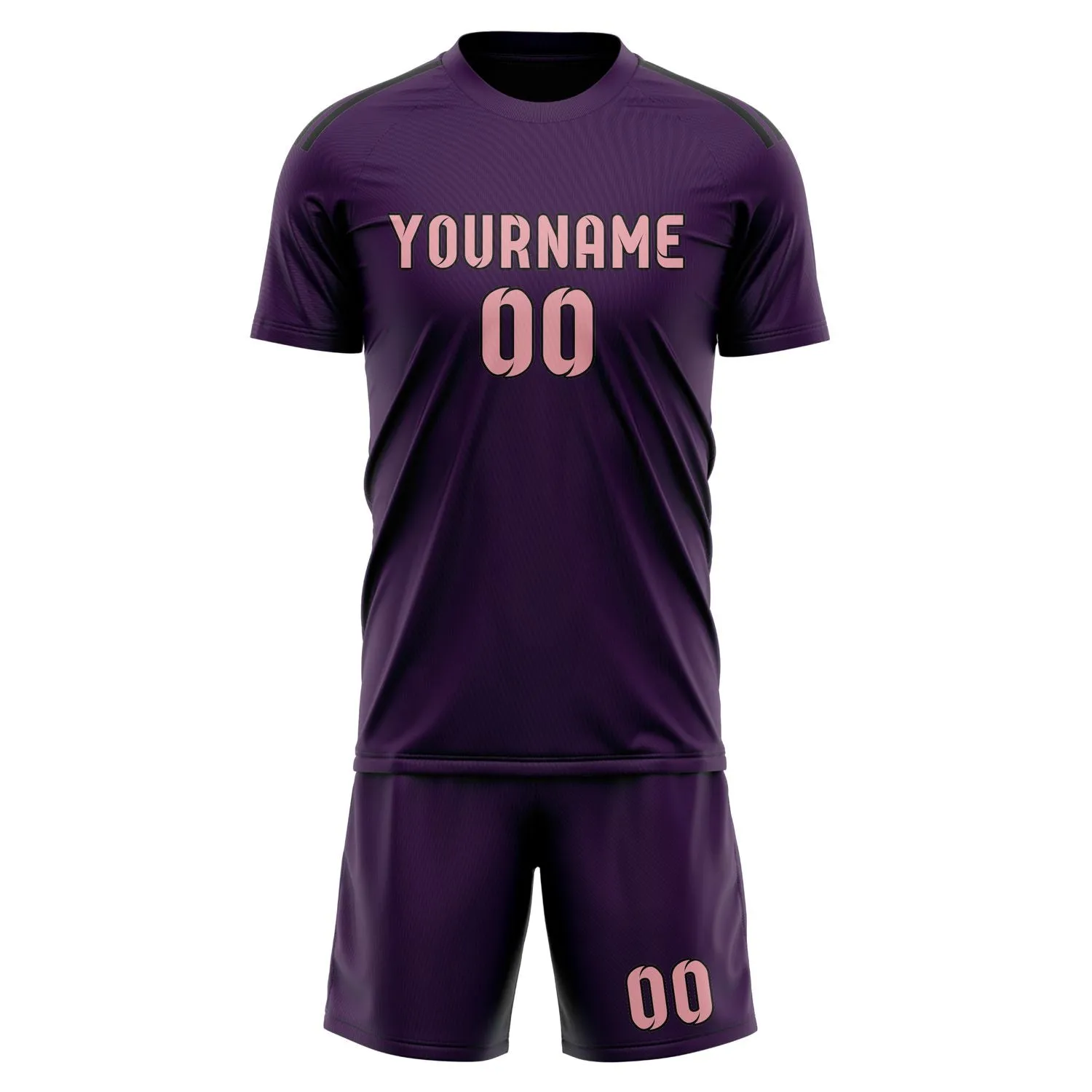 Custom Purple Light Pink Soccer Set sold by Tailorly product image thumbnail 2