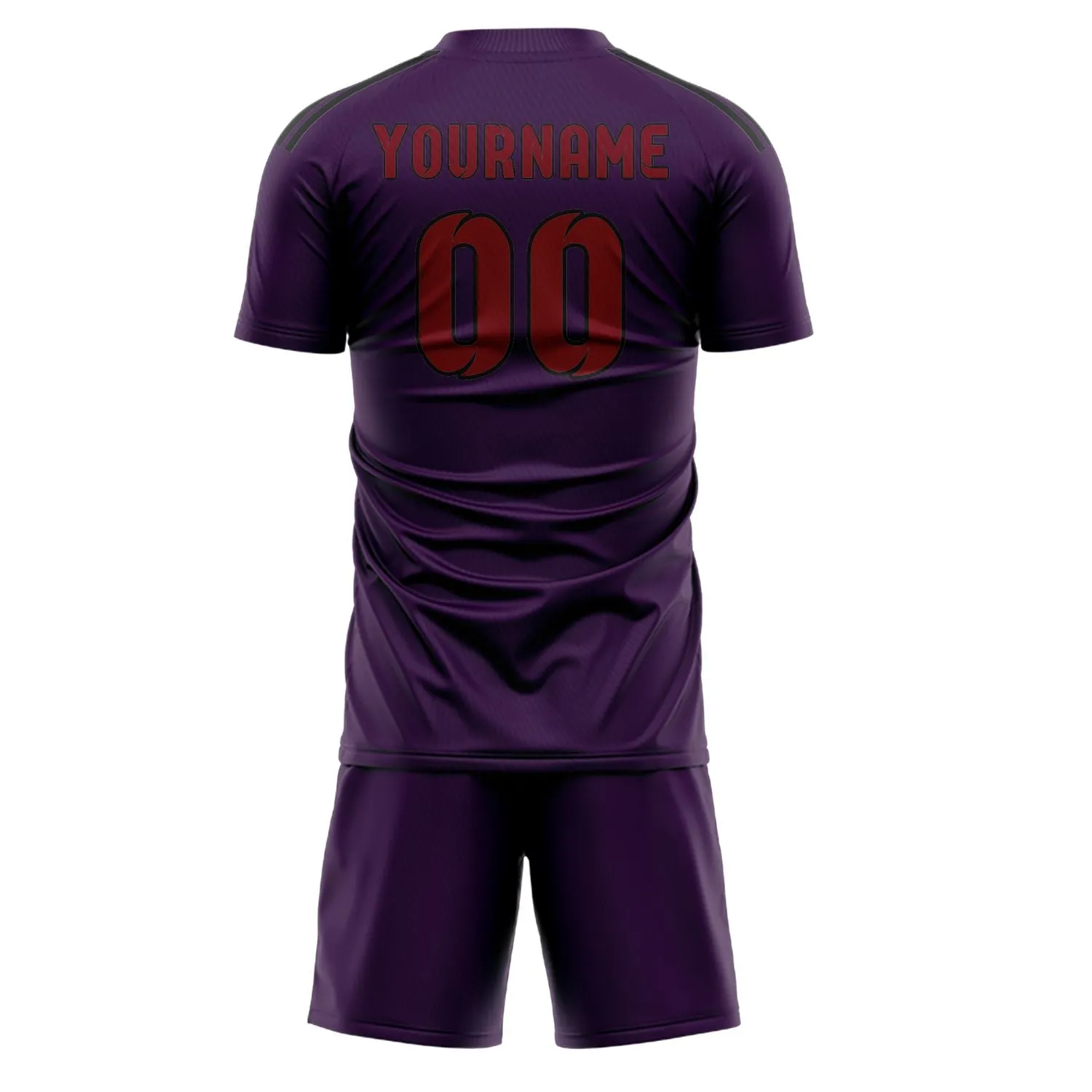 Custom Purple Crimson Red Soccer Set sold by Tailorly product image thumbnail 3