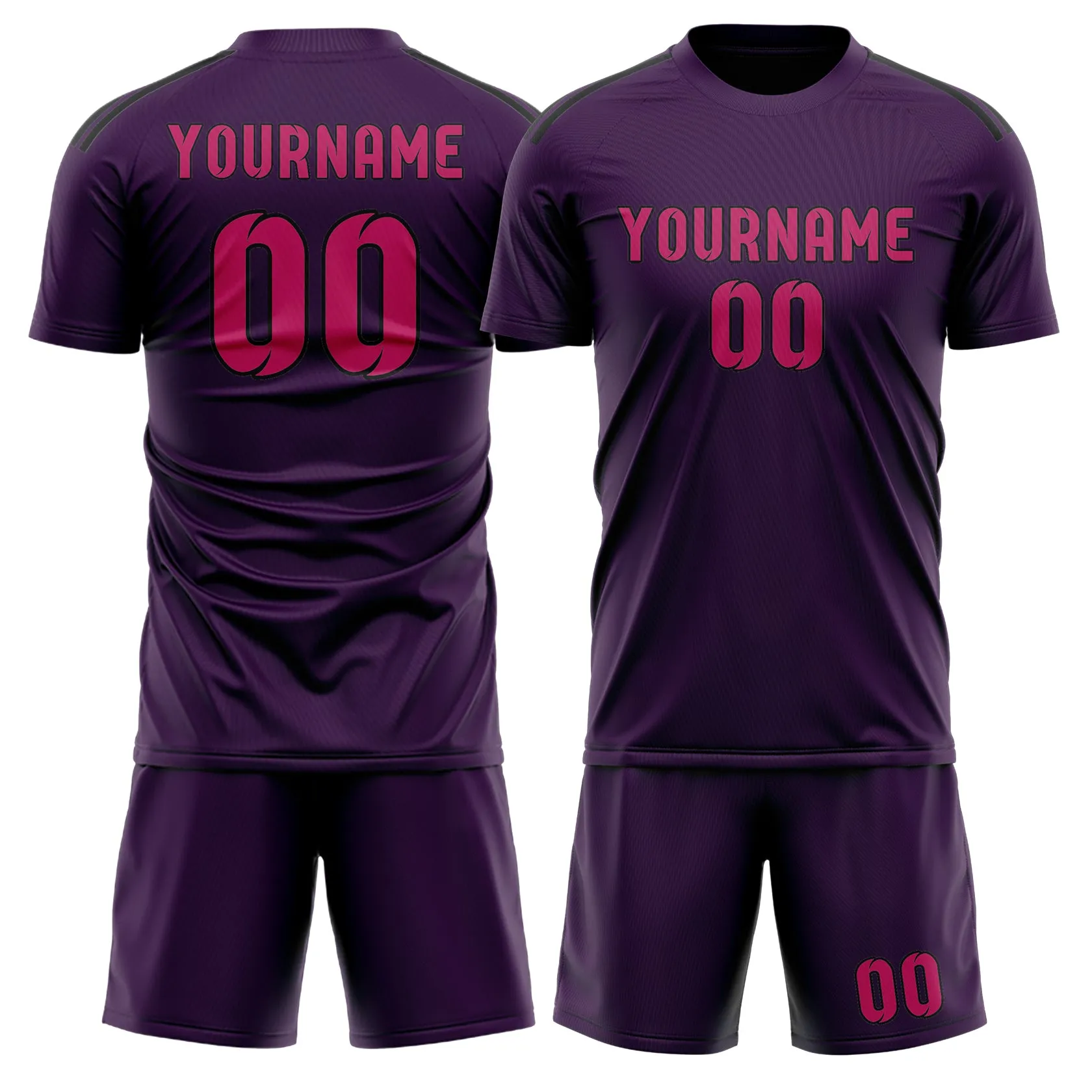 Custom Purple Pink Soccer Set sold by Tailorly