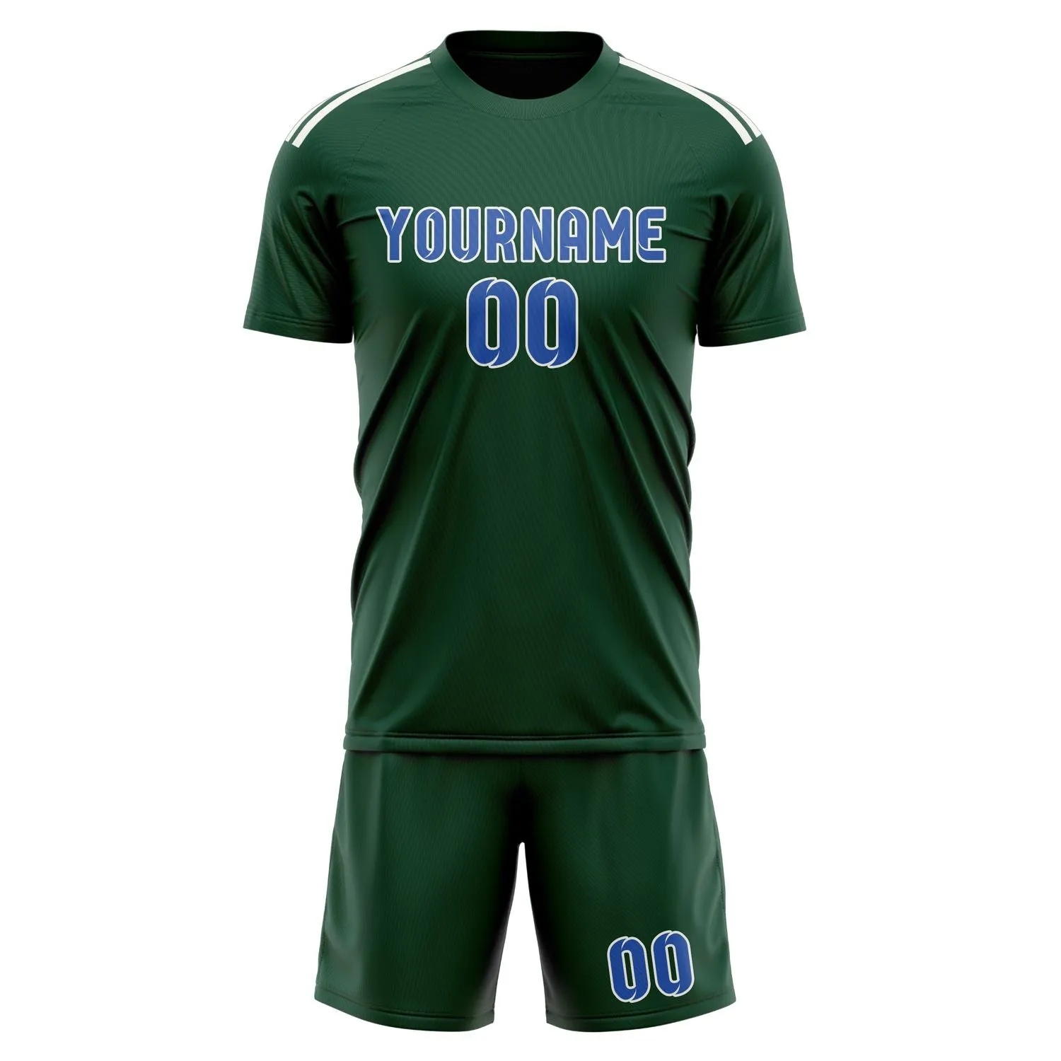 Custom Green Sky Blue Soccer Set sold by Tailorly product image thumbnail 2