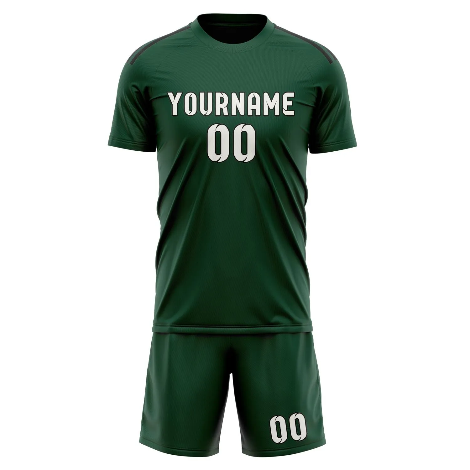 Custom Green White Soccer Set sold by Tailorly product image thumbnail 2