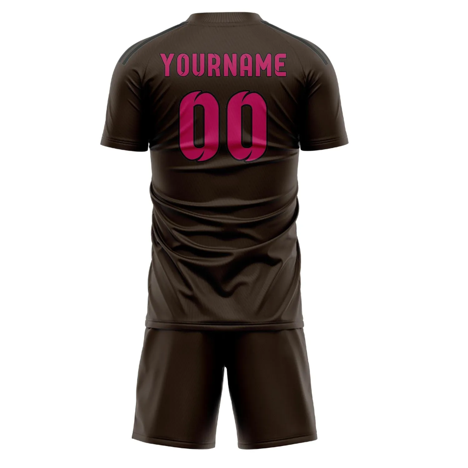 Custom Brown Pink Soccer Set sold by Tailorly product image thumbnail 3