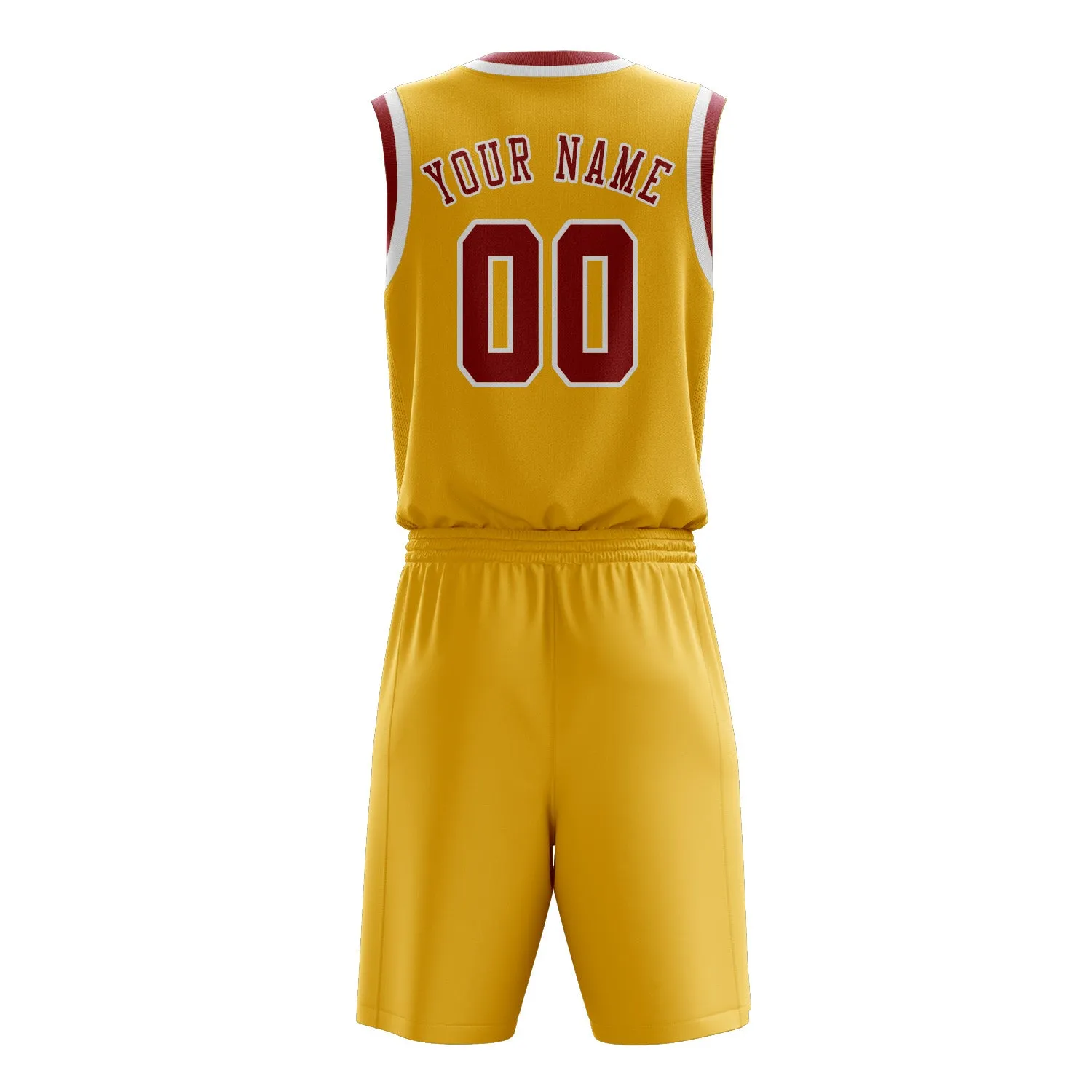 Custom Gold Red Basketball Set sold by Tailorly product image thumbnail 3