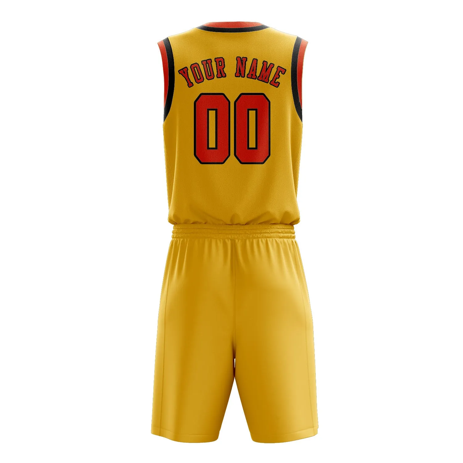 Custom Gold Orange Red Basketball Set sold by Tailorly product image thumbnail 3