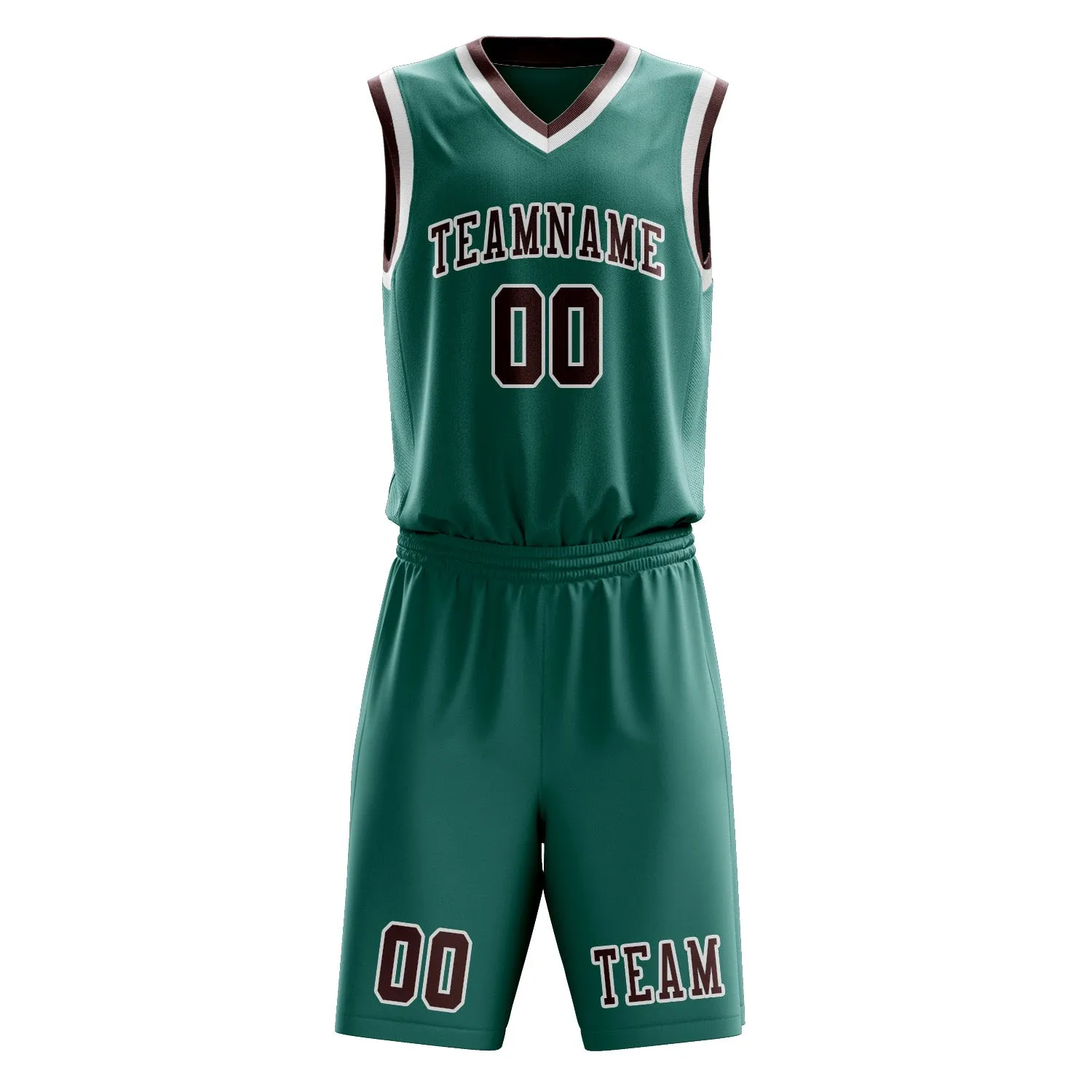 Custom Blue Green Crimson Red Basketball Set sold by Tailorly product image thumbnail 2