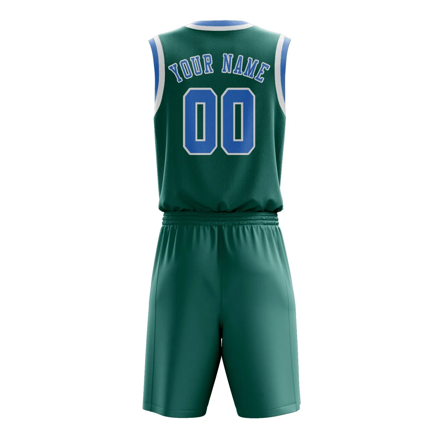 Custom Blue Green Light Blue Basketball Set sold by Tailorly product image thumbnail 3