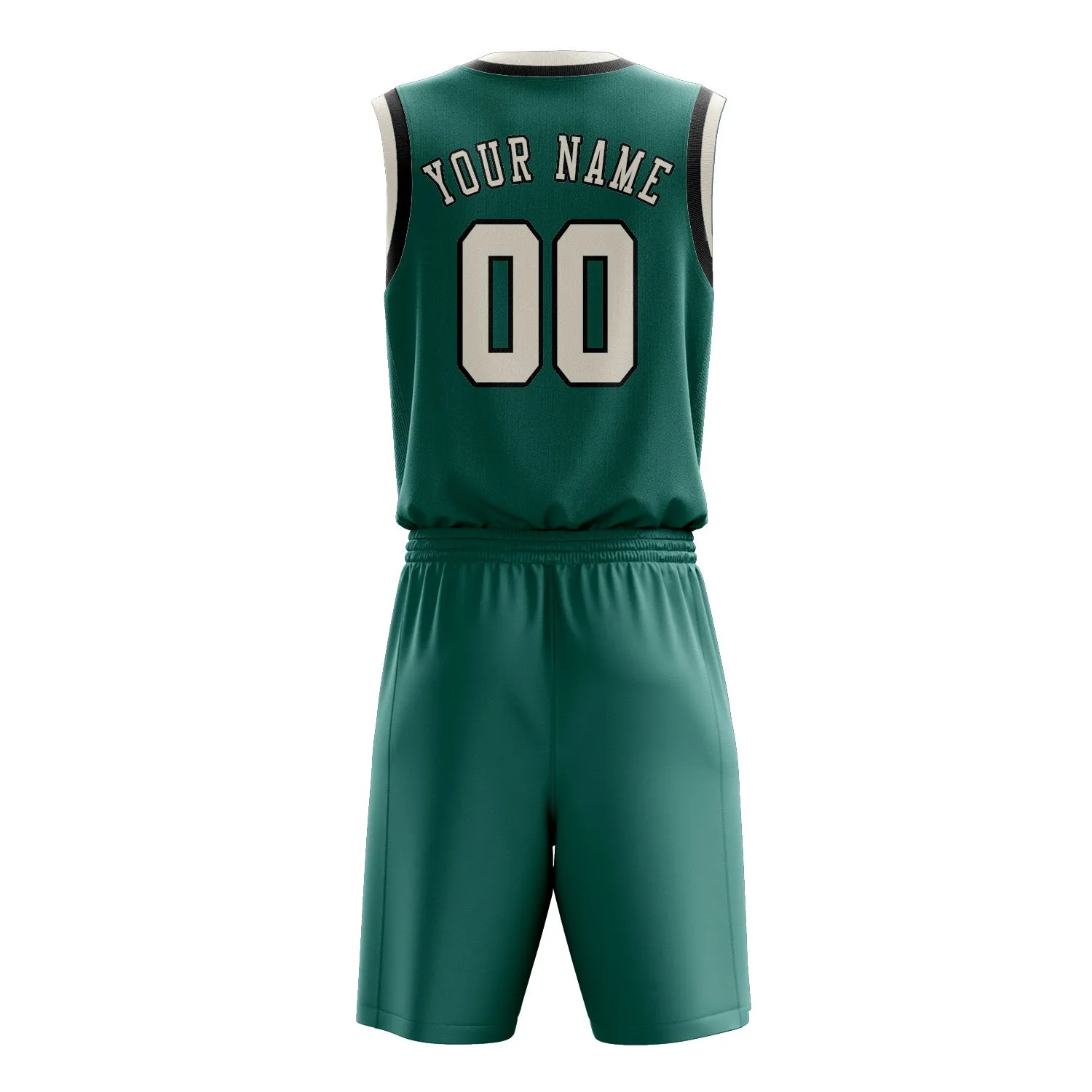 Custom Blue Green Cream Basketball Set sold by Tailorly product image thumbnail 3