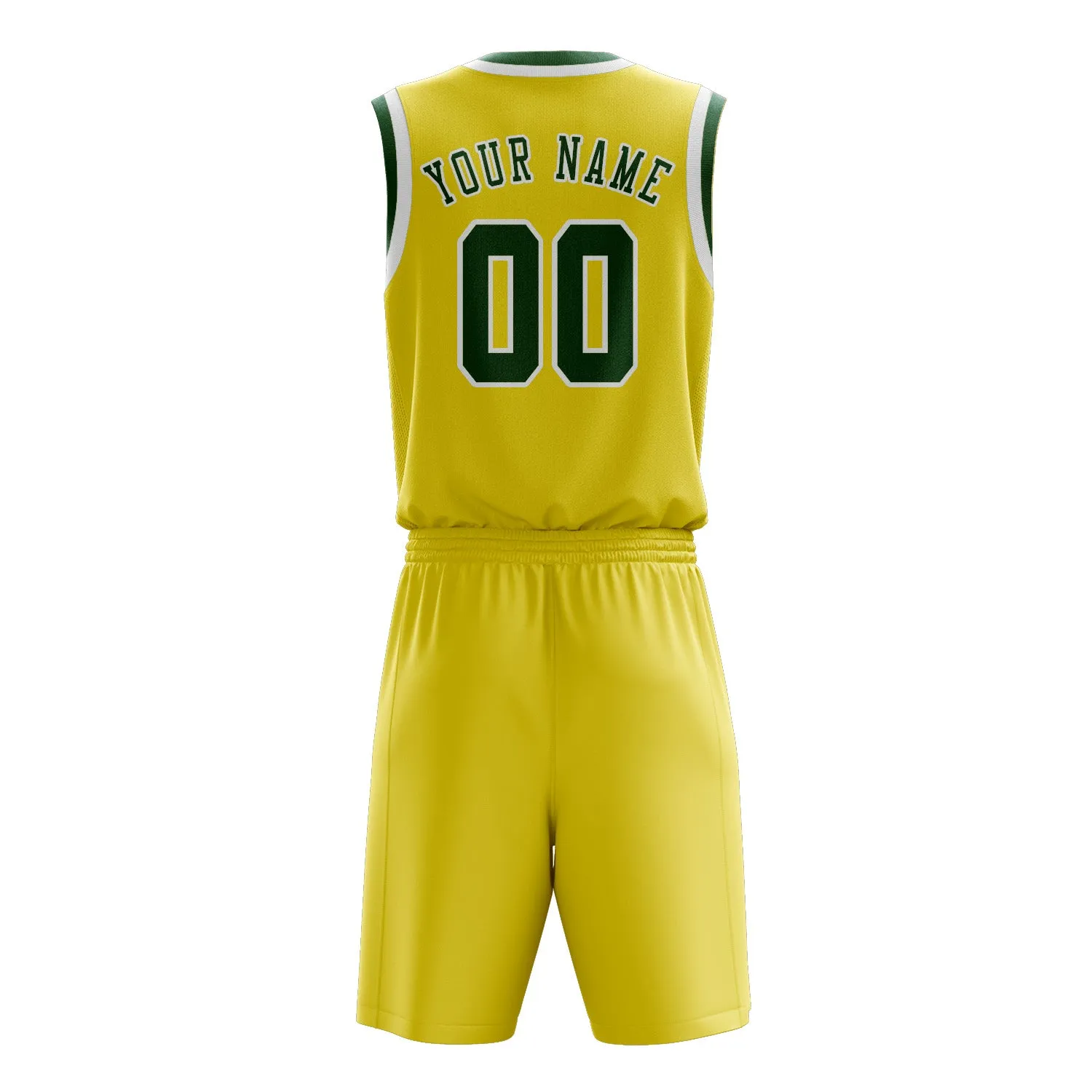 Custom Light Yellow Green Basketball Set sold by Tailorly product image thumbnail 3