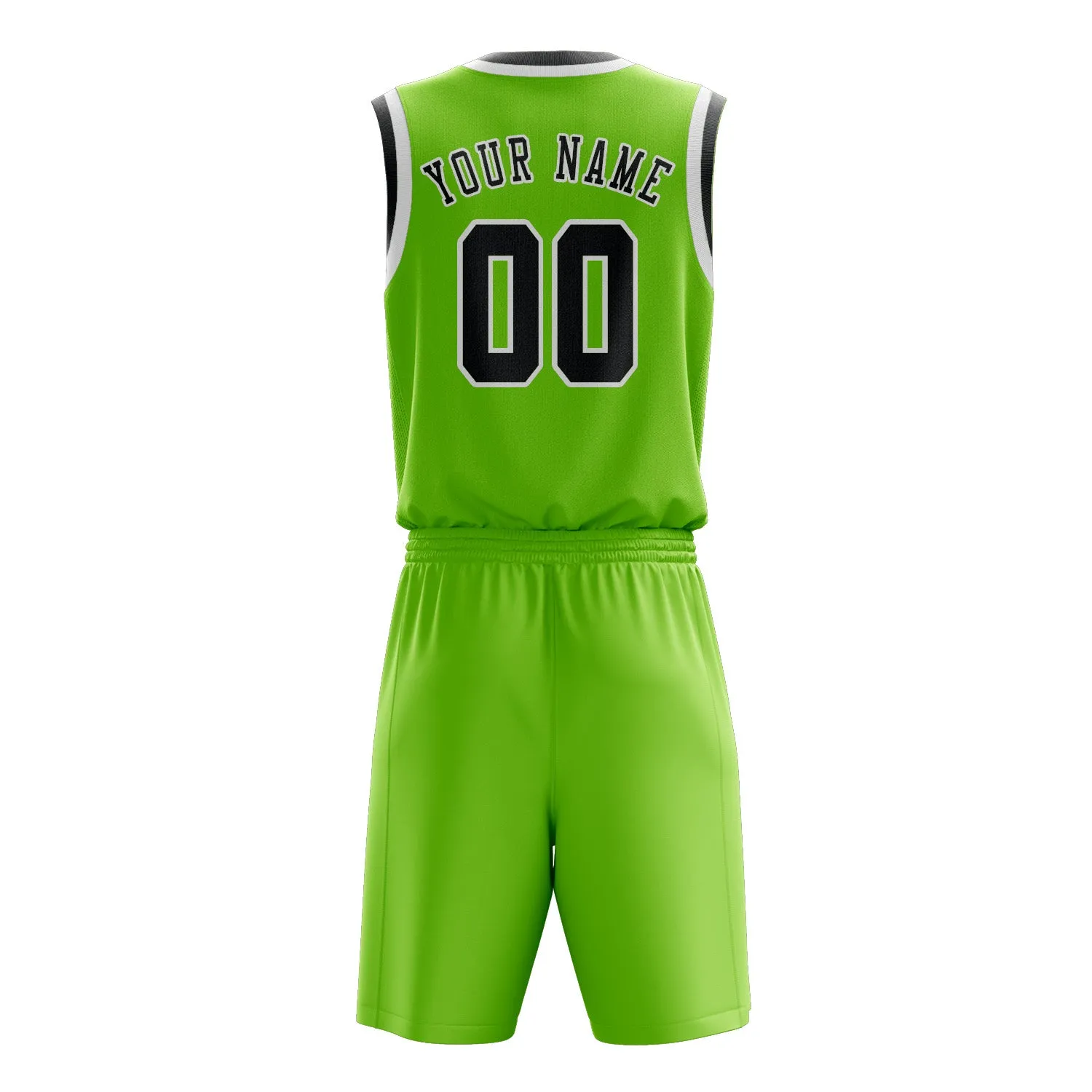 Custom Emerald Green Dark Grey Basketball Set sold by Tailorly product image thumbnail 3