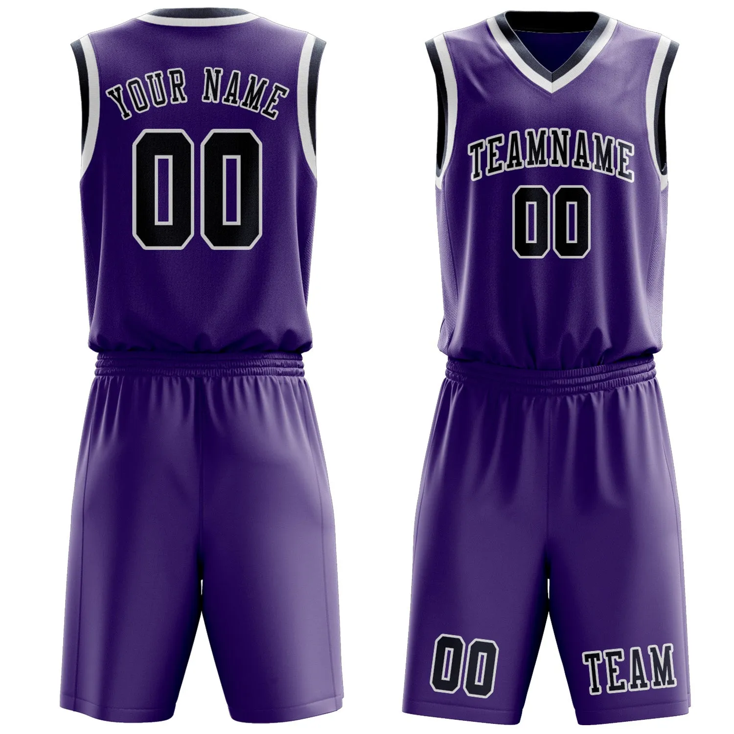 Custom Light Purple Blue Basketball Set sold by Tailorly