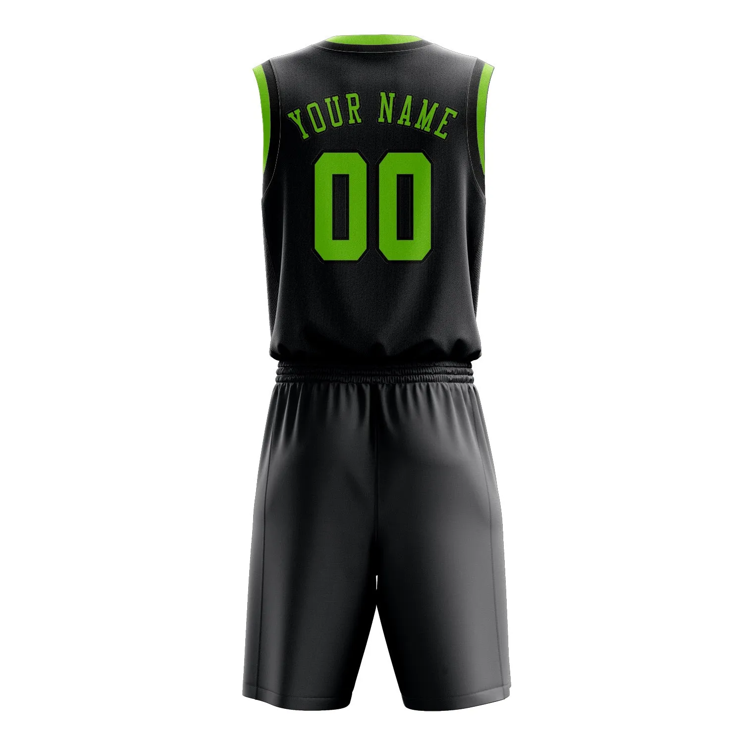 Custom Dark Grey Emerald Green Basketball Set sold by Tailorly product image thumbnail 3
