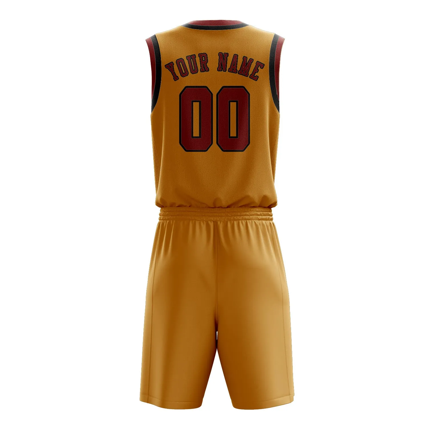 Custom Yellow Coral Red Basketball Set sold by Tailorly product image thumbnail 3